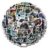 57pcs Animation Kaiju No. 8 Graffiti Stickers Decals Suitcase Laptop Computer Guitar Decoration DIY Kids Classics Toy