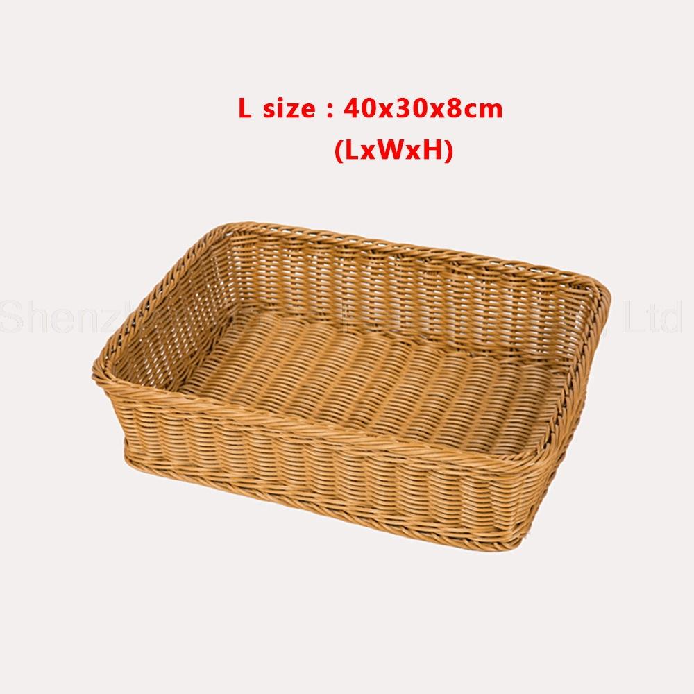 

Плетеная корзина для хранения игрушек из ротанга ручной работы, ящики для хранения кухонных плетеных хлебниц, квадратных фруктовниц, подносов, органайзеров для домашнего декора