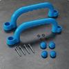 2 Pieces Climbing Frame Handles Polished Edges Swing Set Hand Grip Easy To