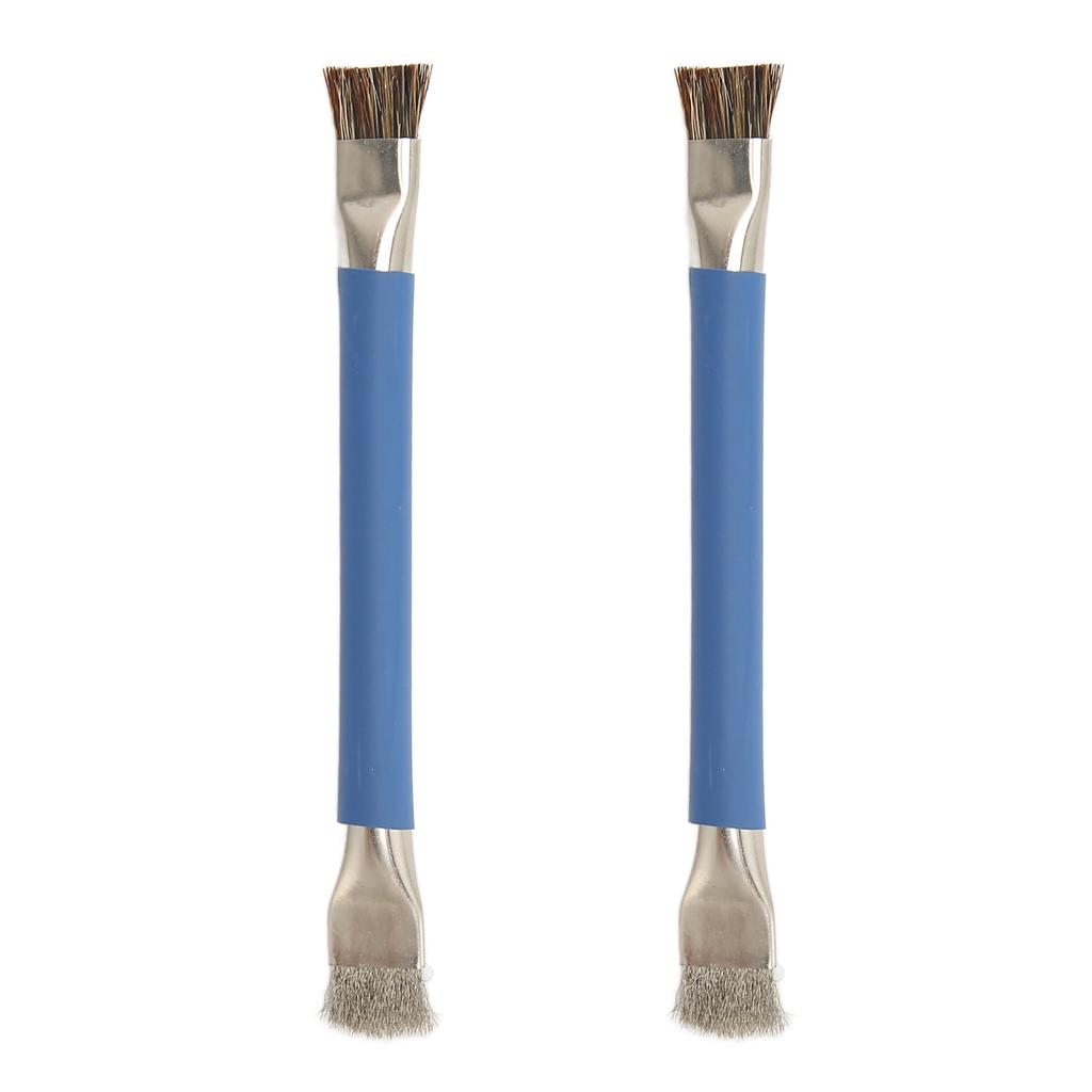 2Pcs Motherboard IC Cleaning Brush Double Head Antistatic Brushes for Mobile Phone Tablet PC