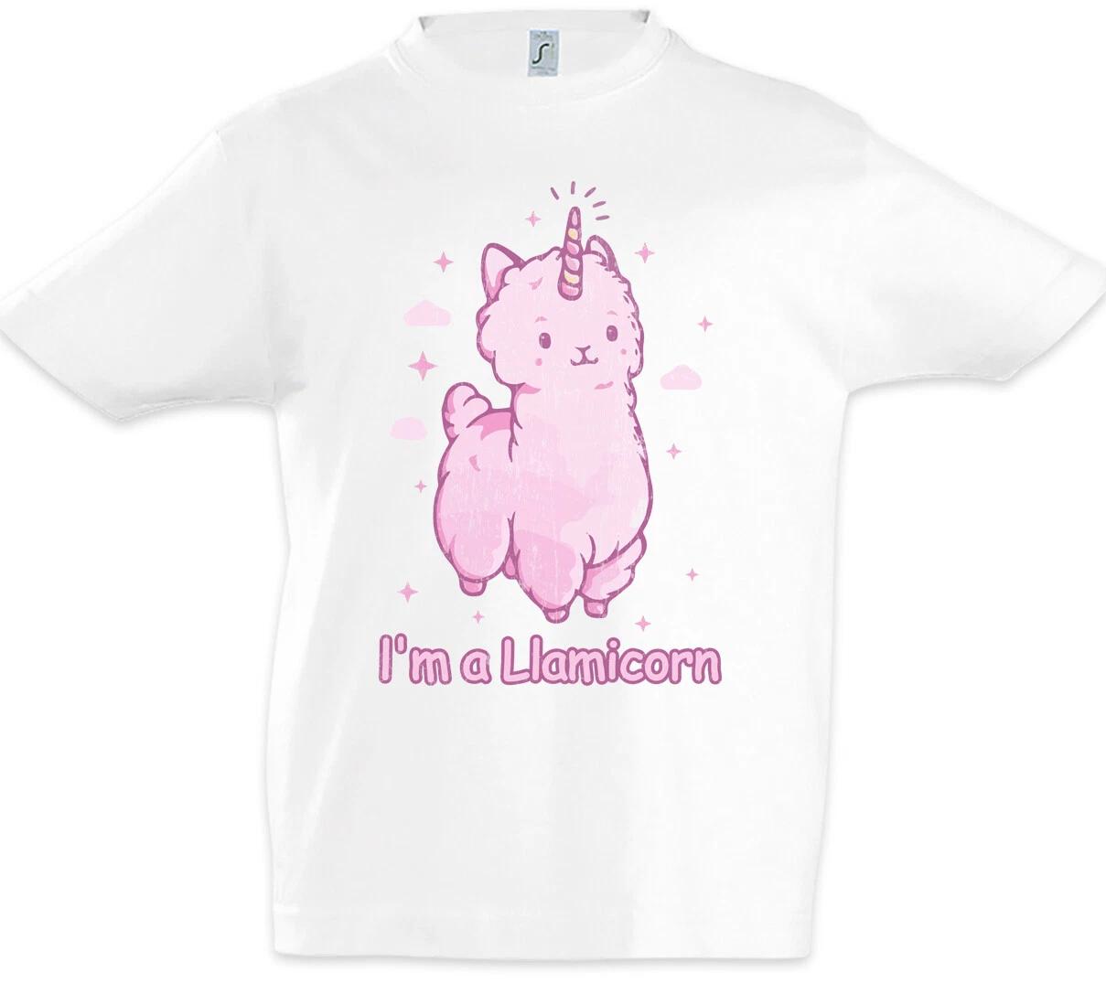 Llamicorn II Kids Boys kids boys T-Shirt Unicorn Unicorn Fun Rainbow Llama 140