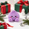 Kawaii Dumpling Stuffed Doll Giant Pillow, Cute Plush Steamed Bun Stress Relief Squeeze Toy, Parent Child Interaction Toy Slow Rebound Soft