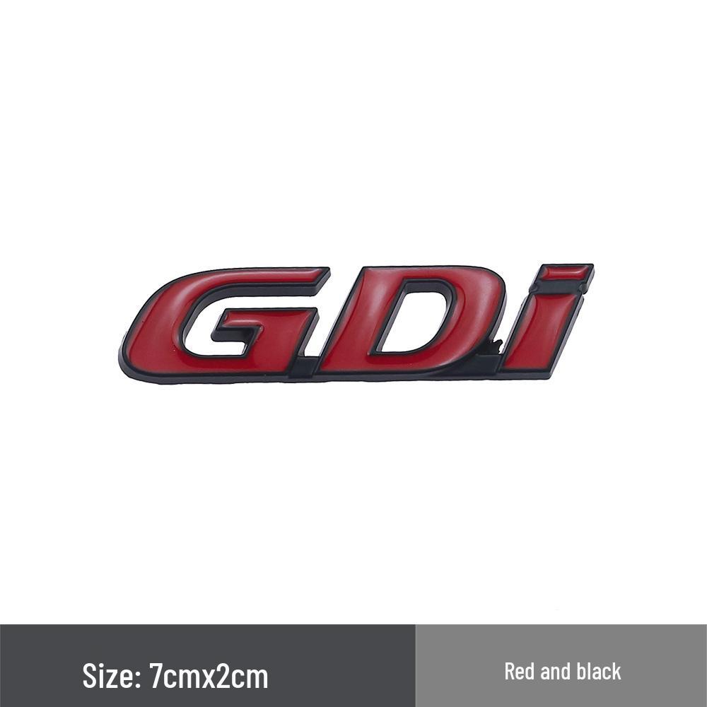 GTI Logo Sticker: Fits Peugeot 308GTI, Volkswagen Golf & Polo - Tail Badge Car Decal