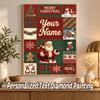 Christmas Custom Name Text 5D Diamond Painting Kit DIY Full Drill Diamond Art Decoration