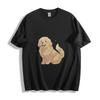 Golden Pup Joy T-Shirt - Adorable Anime Dog Design Unisex Tee
