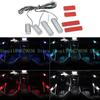652F 4Pcs LED Car Interior Light Lamp Bulb Decorative Lamp