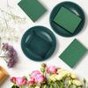 8Pcs Floral Foam Round Bowl Kit for DIY Flower Arrangement Party Holiday Table Centerpiece Wedding Decor