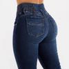 Evropské Horké Výprodejové Štíhlé Pružné Dlouhé Džíny s Vysokým Pasem - Sexy Skinny Kalhoty Zvedající Zadek