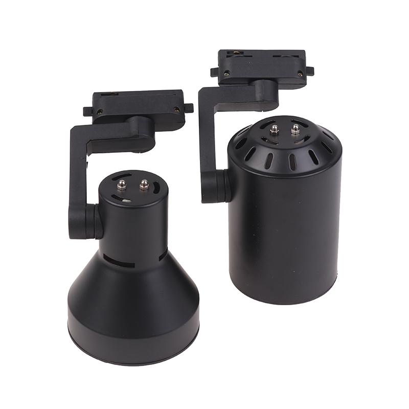 Par30 Led E27 Track Light Bracket Base 2/3Wires Rail Ceiling Lamps Holder Clothing Store Living Room Commercial Use