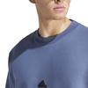 adidas Hanorac Sport Casual cu Gât Rotund și Logo Monocrom Bărbați Hanorac Albastru IR5243