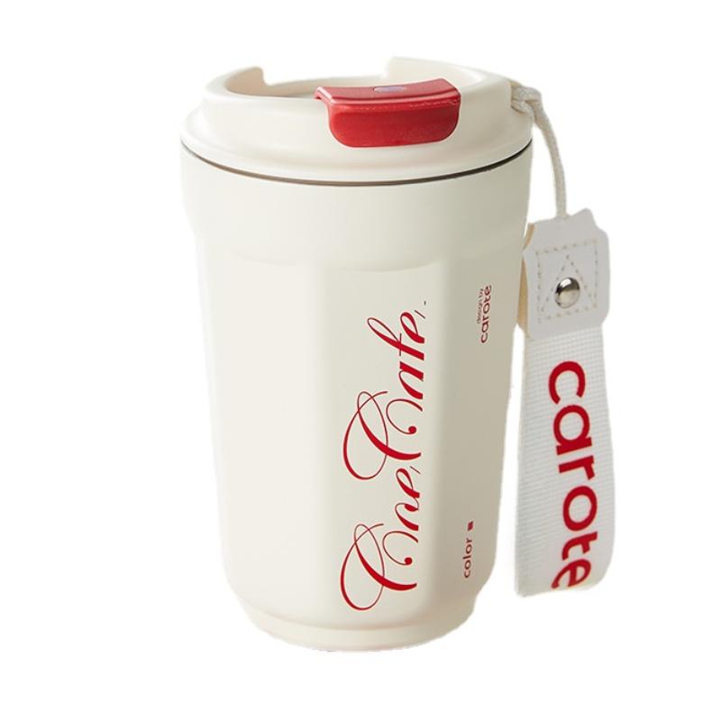 

Переносные термокружки из нержавеющей стали, бытовая сопутствующая чашка, винтажная, с уплотнением от протекания, кофейная чашка с подъемной ручкой 360ml-400ml