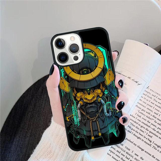 Oni Mask Phone Case Cover For iPhone 17 Air 15 16 14 13 12 Pro Max 11 Pro Max Plus Coque Shell