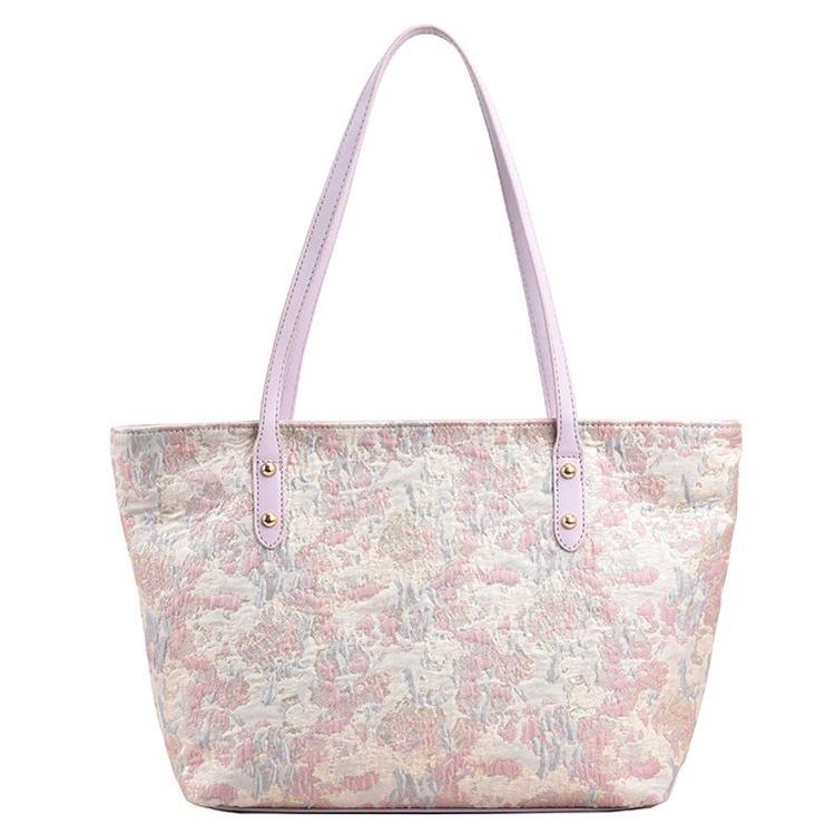 Große Tasche Damen Neuestes Sommerdesign Vielseitige Umhängetasche Textiltasche College-Student Pendler Tragetasche Damen