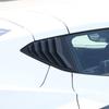 Quarter Window Louver Cover Trim Side Vent Glossy Black for Corvette C8 -25