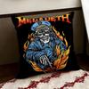 Band MMegadeths Cushion Cover Reversible Soft Durable Pillow Cover Home  Car MultiScene Use for Daily Comfort