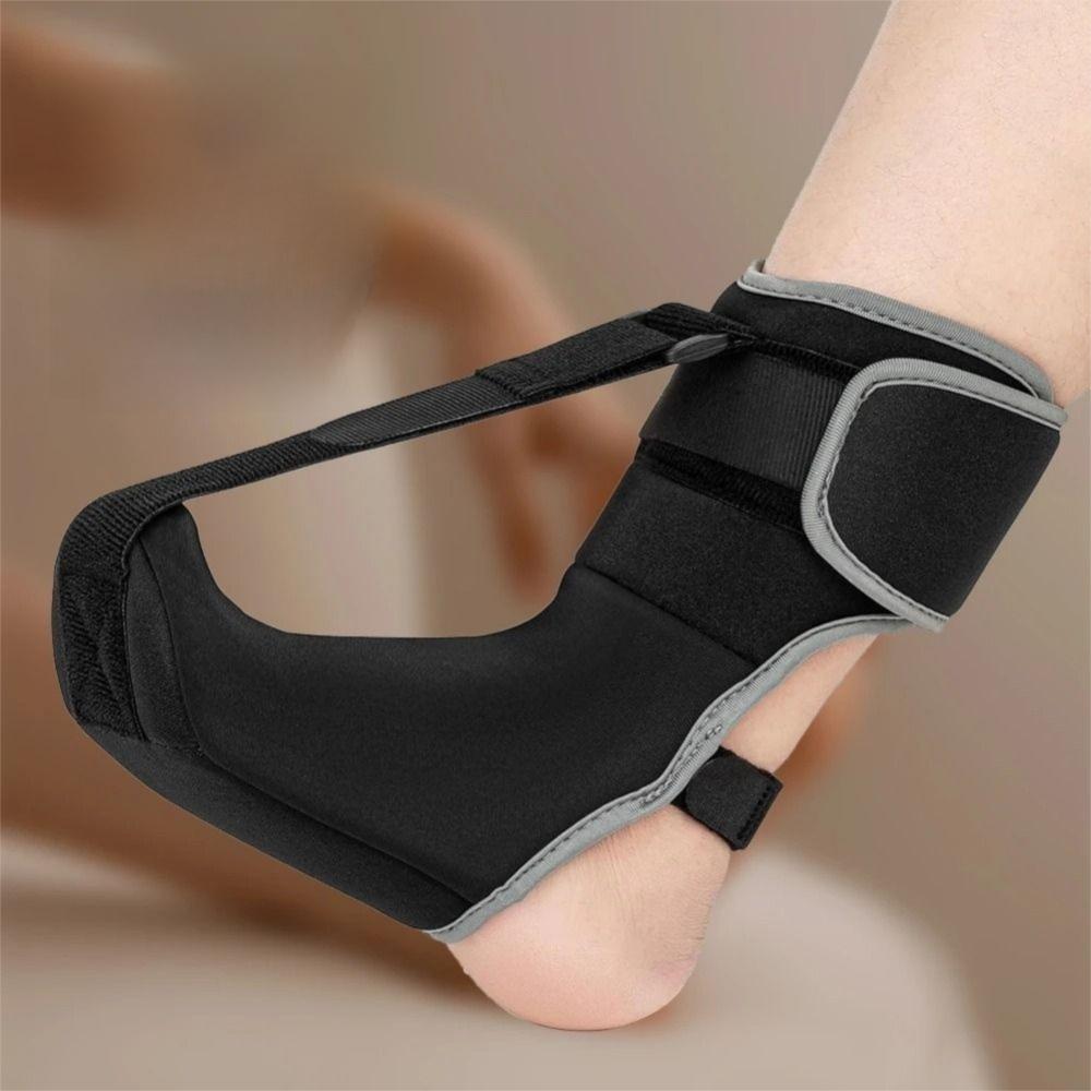 Ergonomic Design Foot Drop Brace Sock Adjustable Straps Arch Support Stretching Band  Recovery