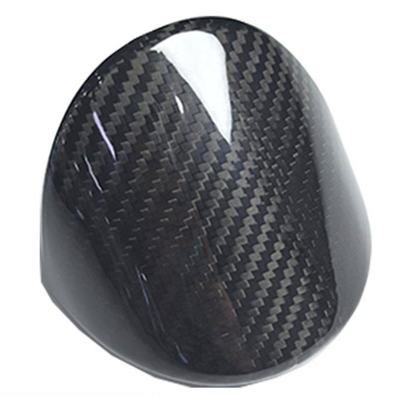 AEF3-Real Dry Carbon Fiber Car Center Dashboard Gauge Pod For 911 992 2019-2024 Stopwatch Cover Trim Accessories Carbon Fiber Pattern
