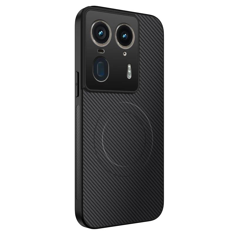 For Motorola Edge 0 NEO Carbon Fiber Leather Matte Texture  Phone Case for Moto Edge0 Fusion 0pro Ultra Magnetic Cover For Edge 50 Ultra