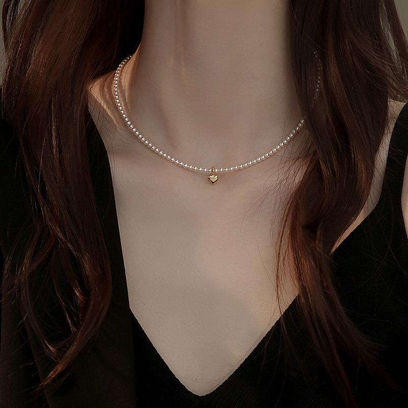 Aurora Freshwater Pearl & Millet Bead Clavicle Necklace - High-End, Natural, Versatile Design