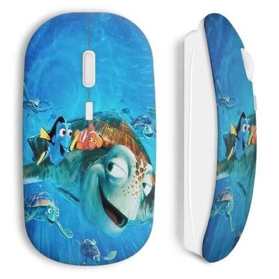 Kabellose Maus - MANIACASE - Nemo - Blau - Wi-Fi - USB-Stick enthalten