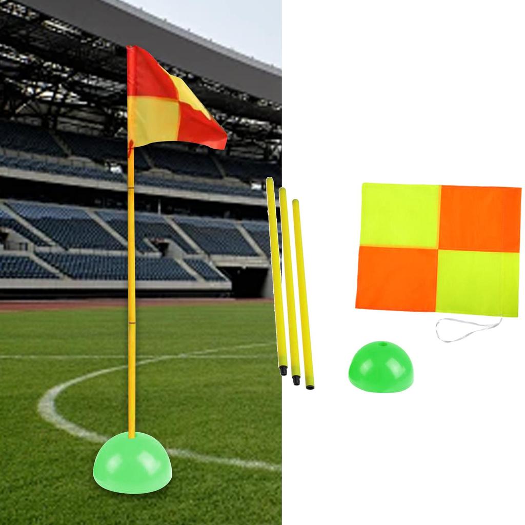 Soccer Corner Flag Soccer Agility Poles Playing Field Equipment for Soccer