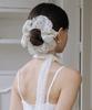 Has Hms001 Sheer Dot Ruffle Scrunchie