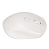 Wireless Mechanical Mouse Ergonomic Design 3 Level Adjustable DPI 1600DPI 2.4G USB Rechargeable MouseWhite
