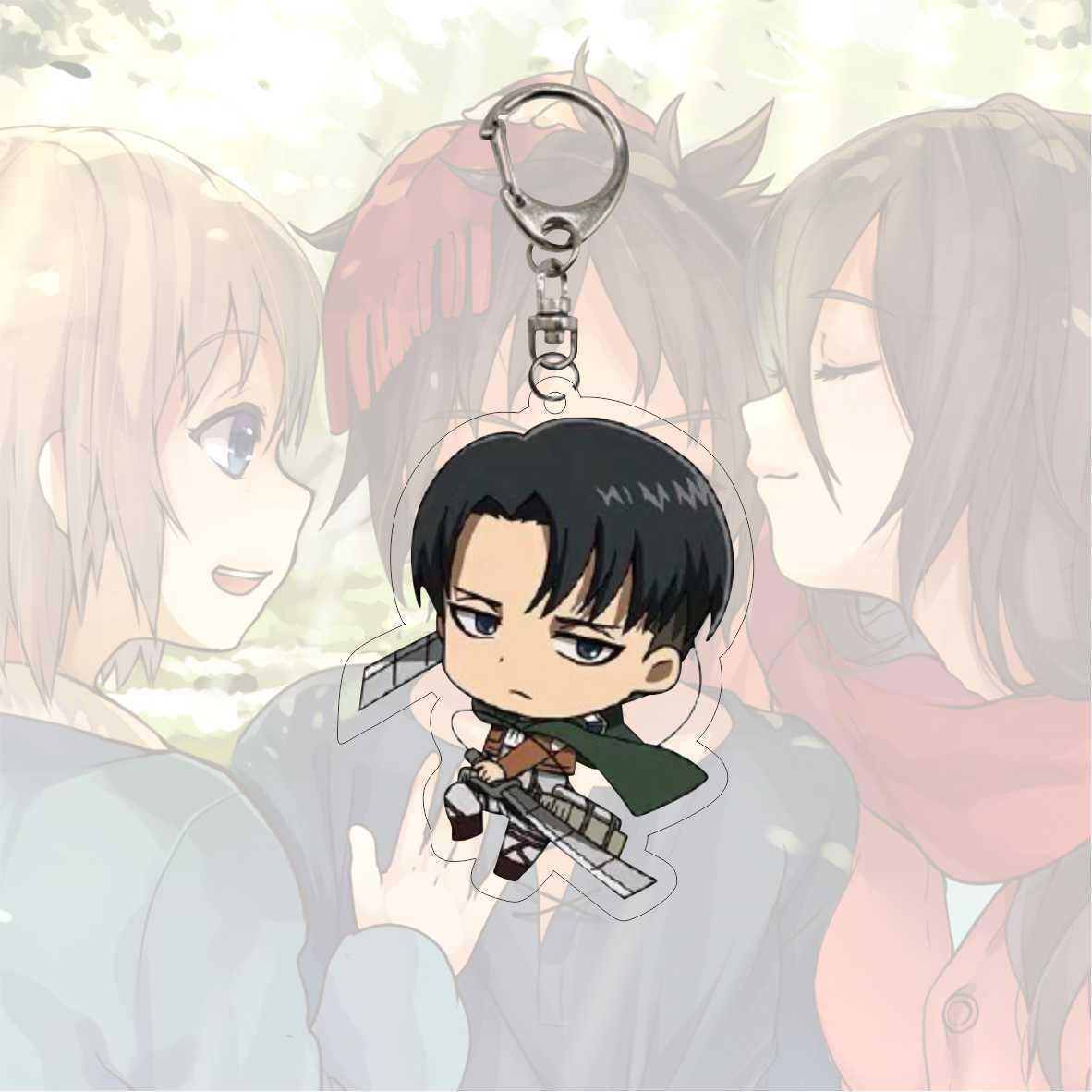 

Акриловый брелок для ключей «Атака титанов» Sankasa Corps с изображением лица Аллена 3511