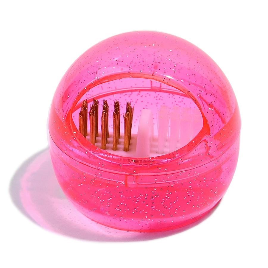 Nail Drill Bits Cleaning Box, Detachable Dual-Use Soft and Hard Wire Brush for Effective Cleaning, Manicure Nail Care Tool