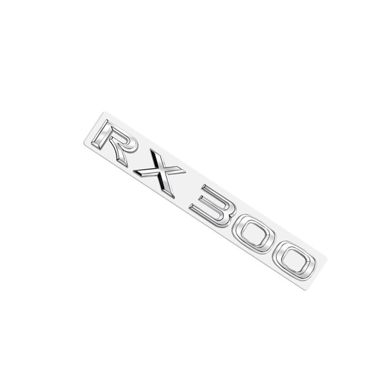 Metal Emblem Car Sticker Badge Decal Body Trunk Decor for Lexus Hybrid GS300 GS430 GS460 GX400 NX300 RX300 Chrome Silver
