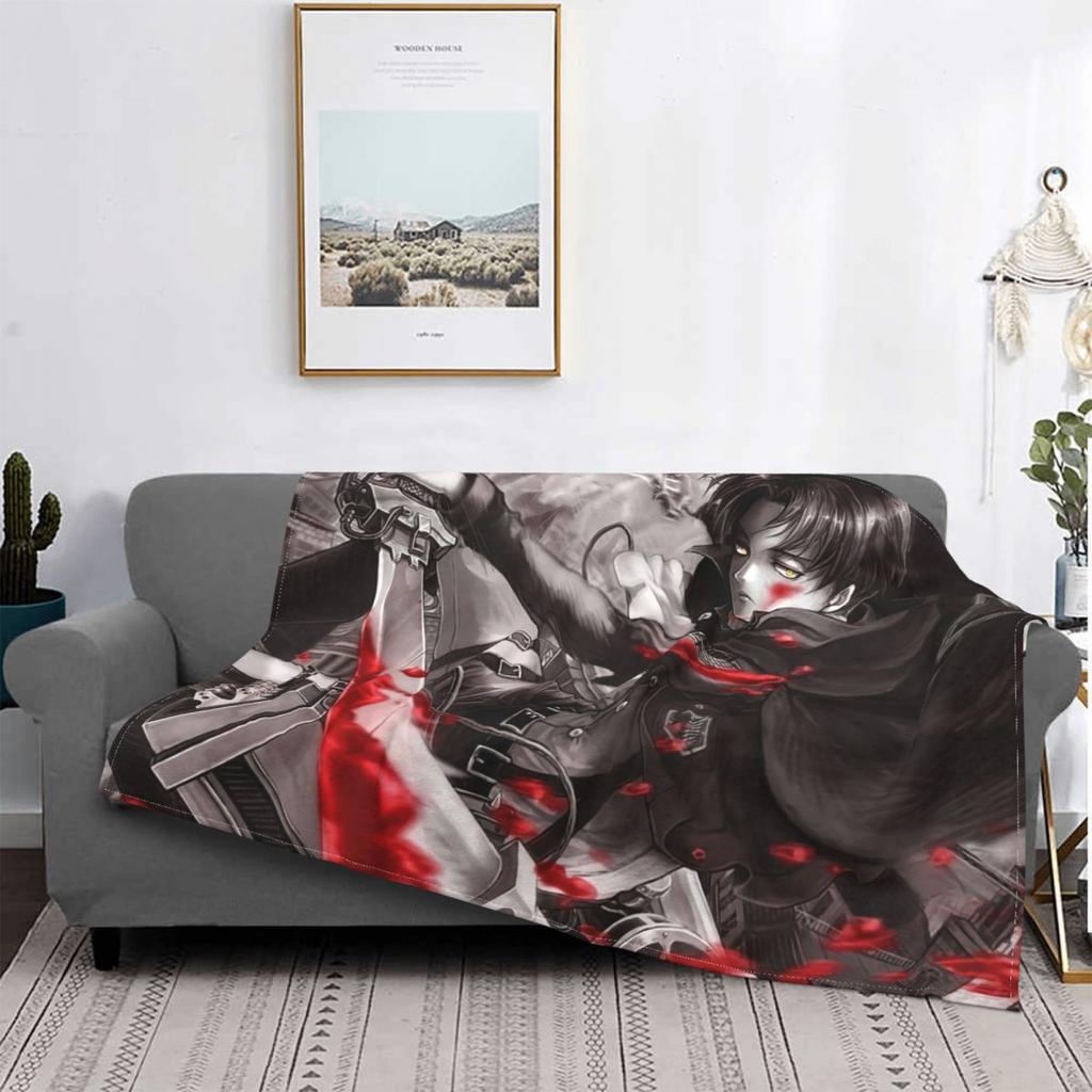 Armin Futon Attack On Titan Junior High Blanket Soft Flannel Fleece
