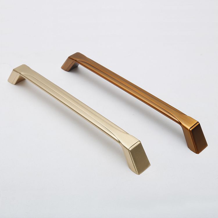 Brown Brass Brushed Wardrobe Door Furniture Handle Drawer Kitchen Cabinets Pull Handle