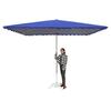Large Outdoor Rectangular Sunshade Umbrella - Commercial Folding Awning for Courtyard