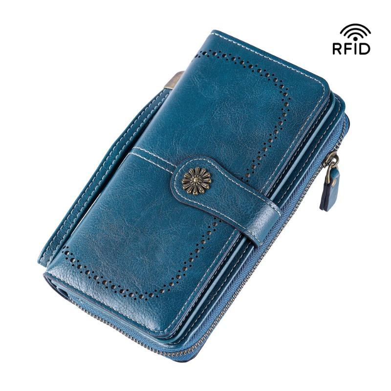 Retro Multi Functional Large Capacity Long Women's Wallet Wallet Wallet Handbag