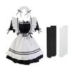 HUIROM Maid Anime Cute Lolita School Maid X Size Costume, Cosplay, Halloween, Costume, Beginner's, Costume, Alice-inspired, Festival, Christmas, Cafe,