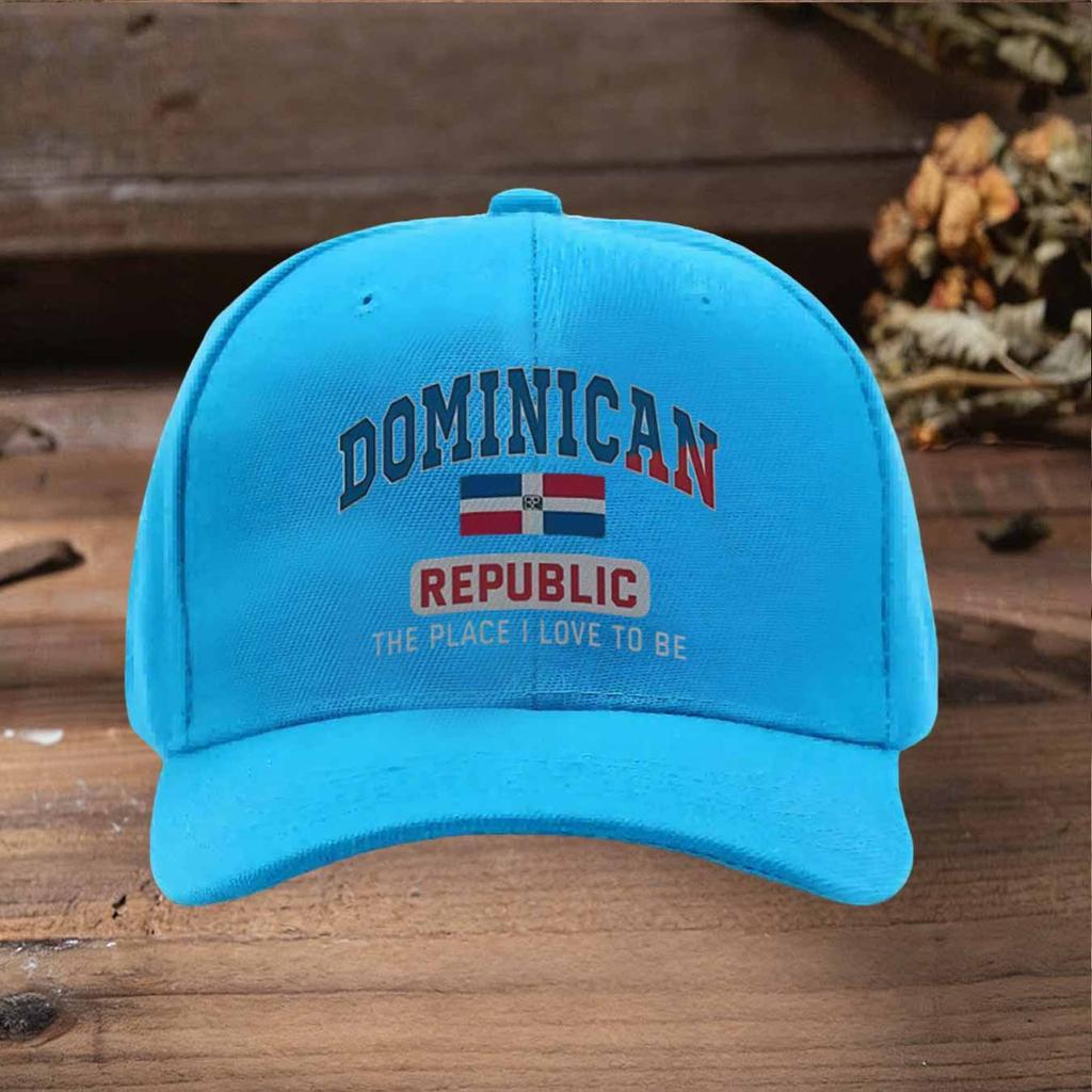 Dominikanische Republik Verstellbare Baseballkappe Mehrfarbige Trucker-Mütze für den täglichen Gebrauch Outdoor-Urlaub Pendeln
