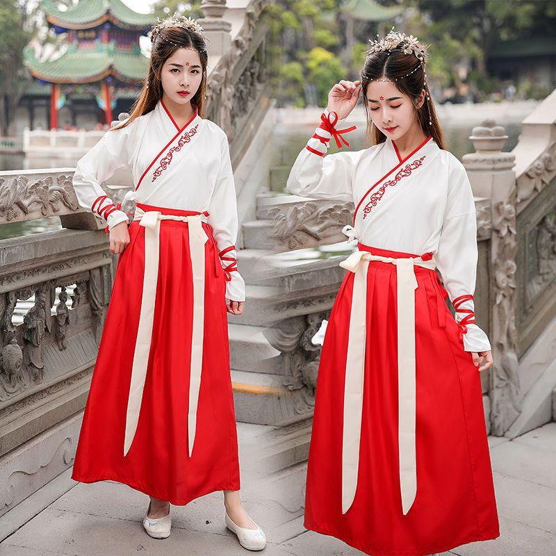 Herreklær Hanfu kampsportstil Ridderlig kjekk herredrakt