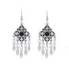Ethnic style Kazakh earrings women's retro high-end fringed earrings Xinjiang Miao Yin exotic style festival earrings