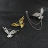 Majestic Eagle Unisex Brooch - Wings Spread Fashion Badge