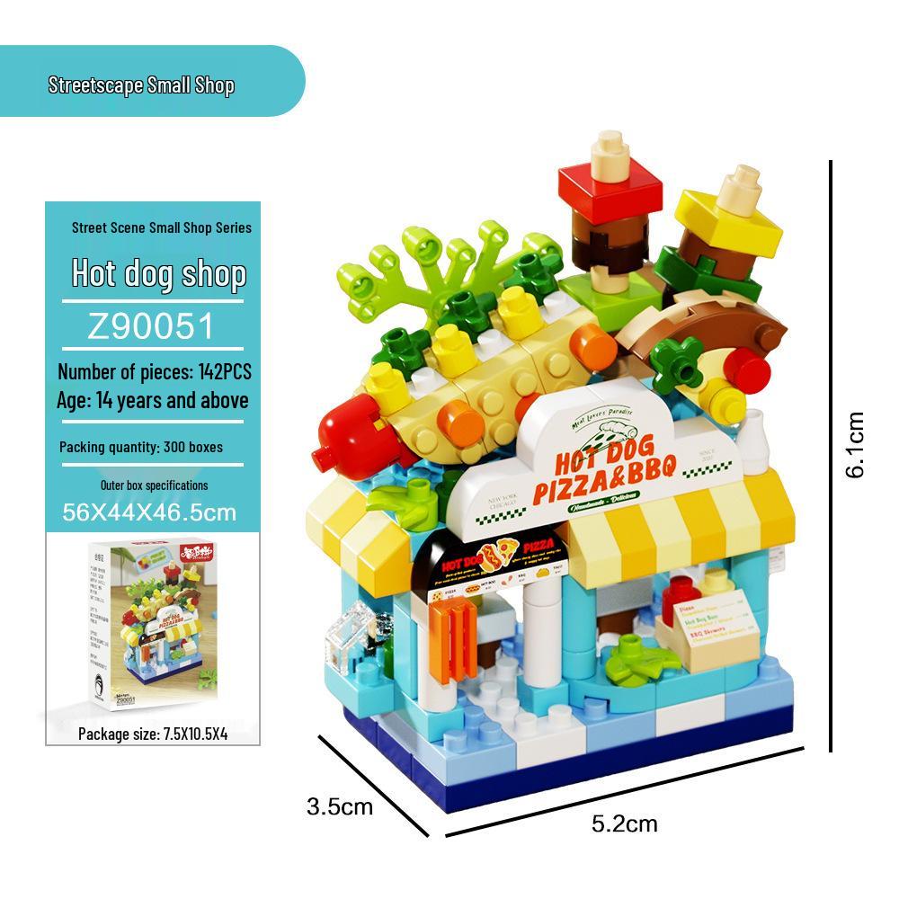 Adorable Fruit-Themed Capsule Toy Building Blocks - Creative Desktop Model Ornament Gift.
