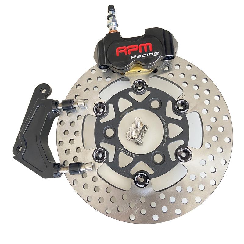 Motorcycle electric Scooter RPM  CNC Brake Calipers  220mm Disc Brake Pump Adapter Bracket For modification Brake set