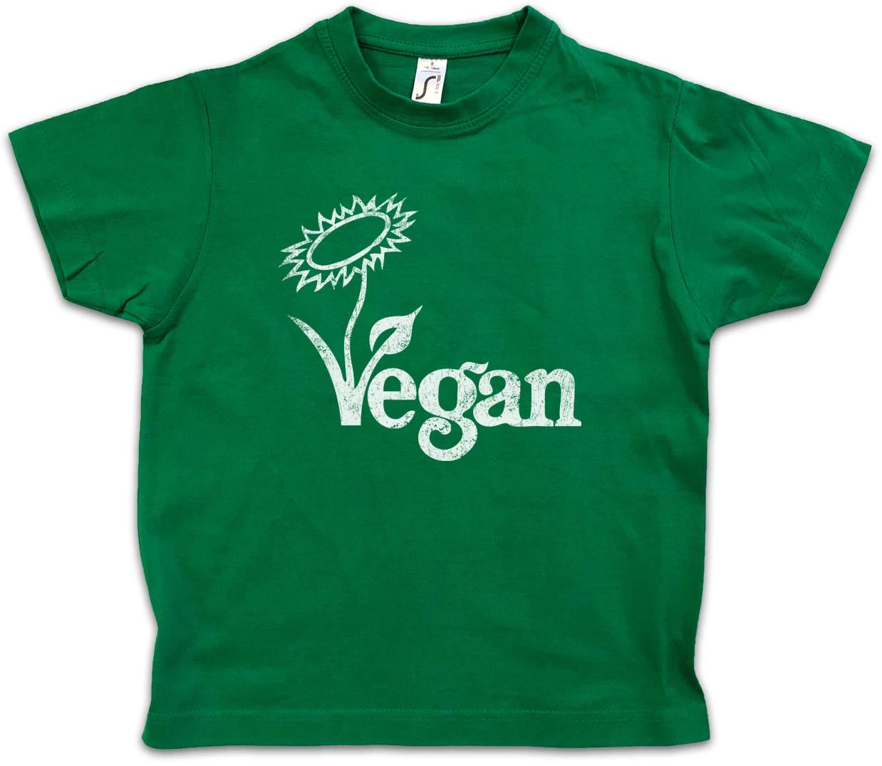 LOGO VEGAN Kids Boys kids boys T-Shirt Veganism animal welfare vegetable vegetarian 100