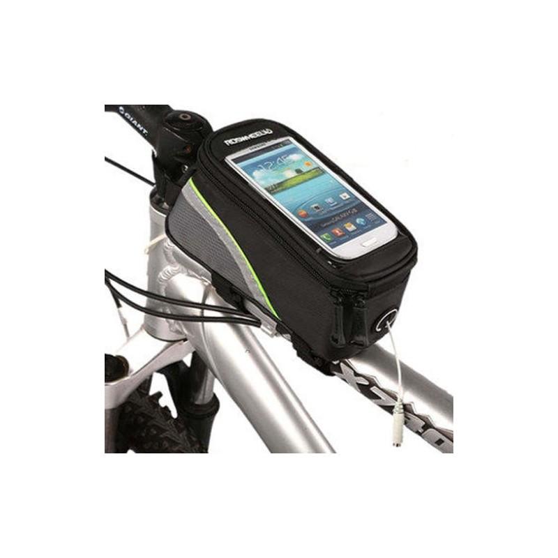 Mountain Bicycle Front Tube Bag With Touch Screen For Cycling Enthusiasts