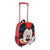 Backpack with 3D Relief and Trolley with 31cm Mickey Mouse Wheels