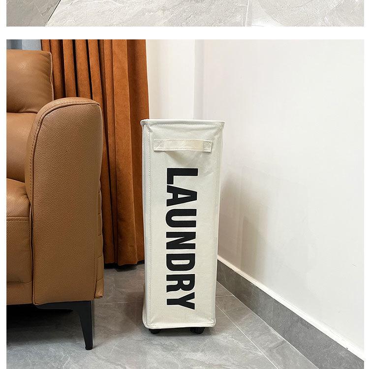 Nordic Fabric Laundry Basket - Dirty Clothes Hamper & Household Storage Solution