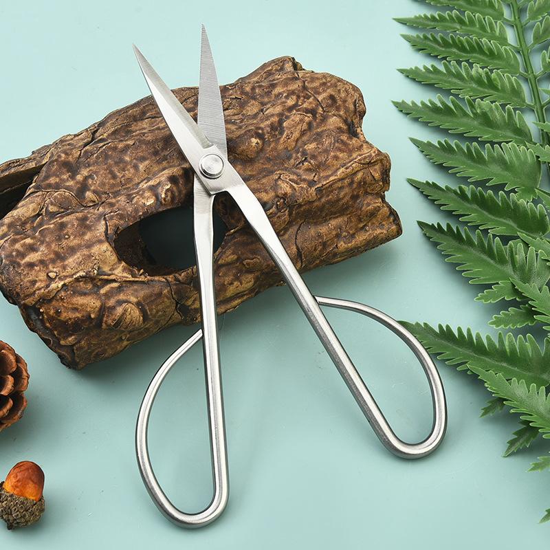 8.27 Inch Tender Leaf Bud Prunning Scissors Flower Art All-steel Integrated Pruning Potted Plants Gardening Horticulture Shear