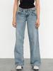 Jeans dritti in denim da donna di alta qualità europei e americani