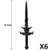 MOC Medieval Building Block Soldier Figure Weapon Accessories Battle Axe Bow Arrow Sword Sheath Shield Assembly Puzzle Brick Toy
