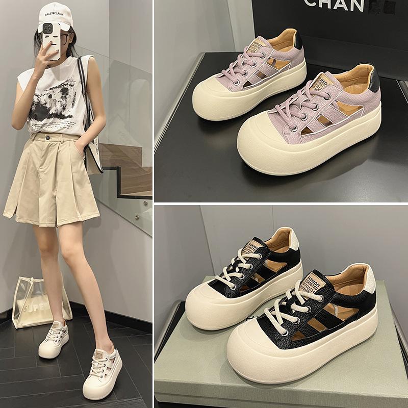 

Сандалии женские летние туфли Booster Shoes кожаные маленькие белые туфли кроссовки 33 бежевый