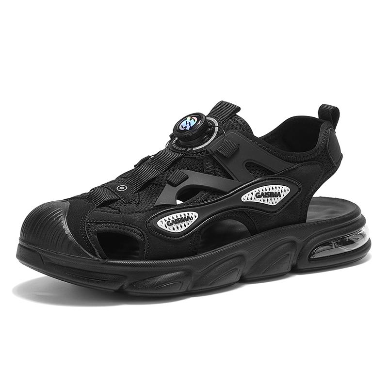 Men Breathable Closed Toe Air Cushion Sandals Outdoor Casual Mules Summer Beach Walking Shoes 39 To 44 39